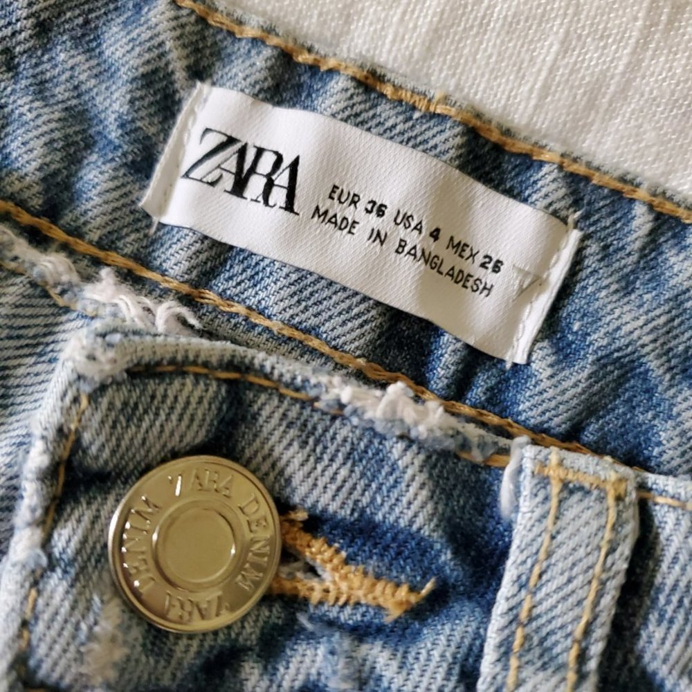 ZARA Mom Ripped Jeans - Picture 5 of 6